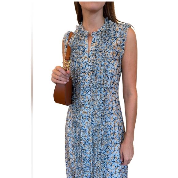 ***Not Available***Claudine Silk Georgette Dress in - Picture 3 of 4